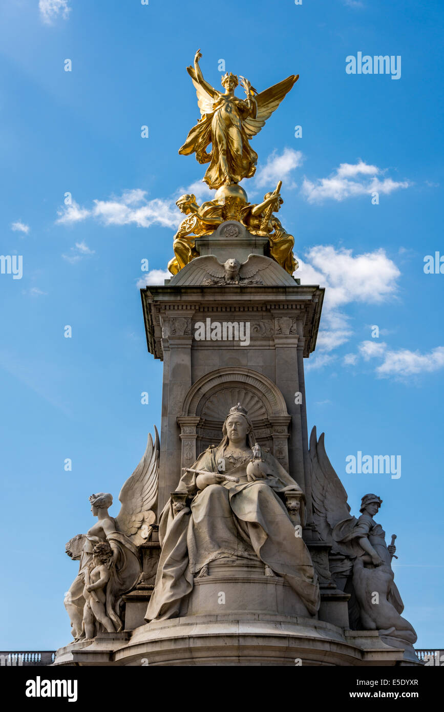 The Victoria Memorial is a sculpture dedicated to Queen Victoria