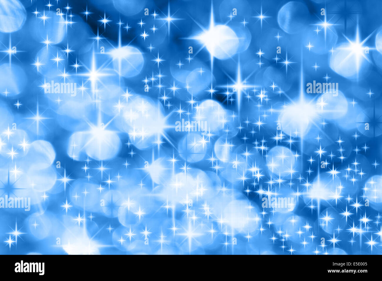 The Milky Way Blue Christmas background with stars Stock Photo Alamy