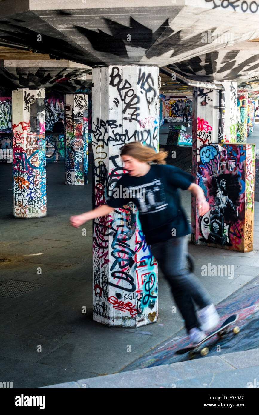 The Undercroft of the Southbank Centre is home of skateboarding in