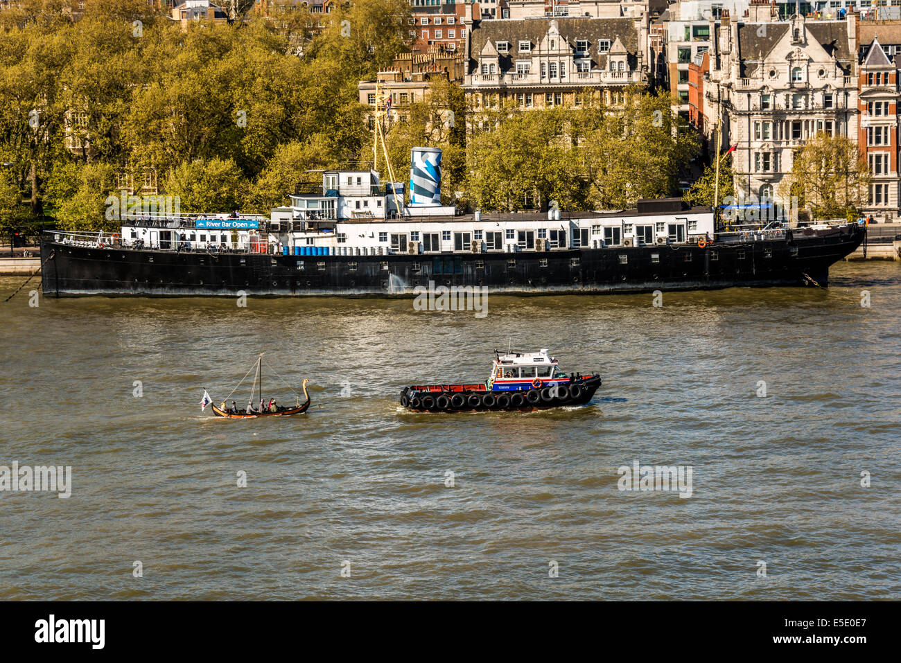 Ship Photo London Tug Lord WaverleyTaken On The Thames 6X4 10X15 Photograph 