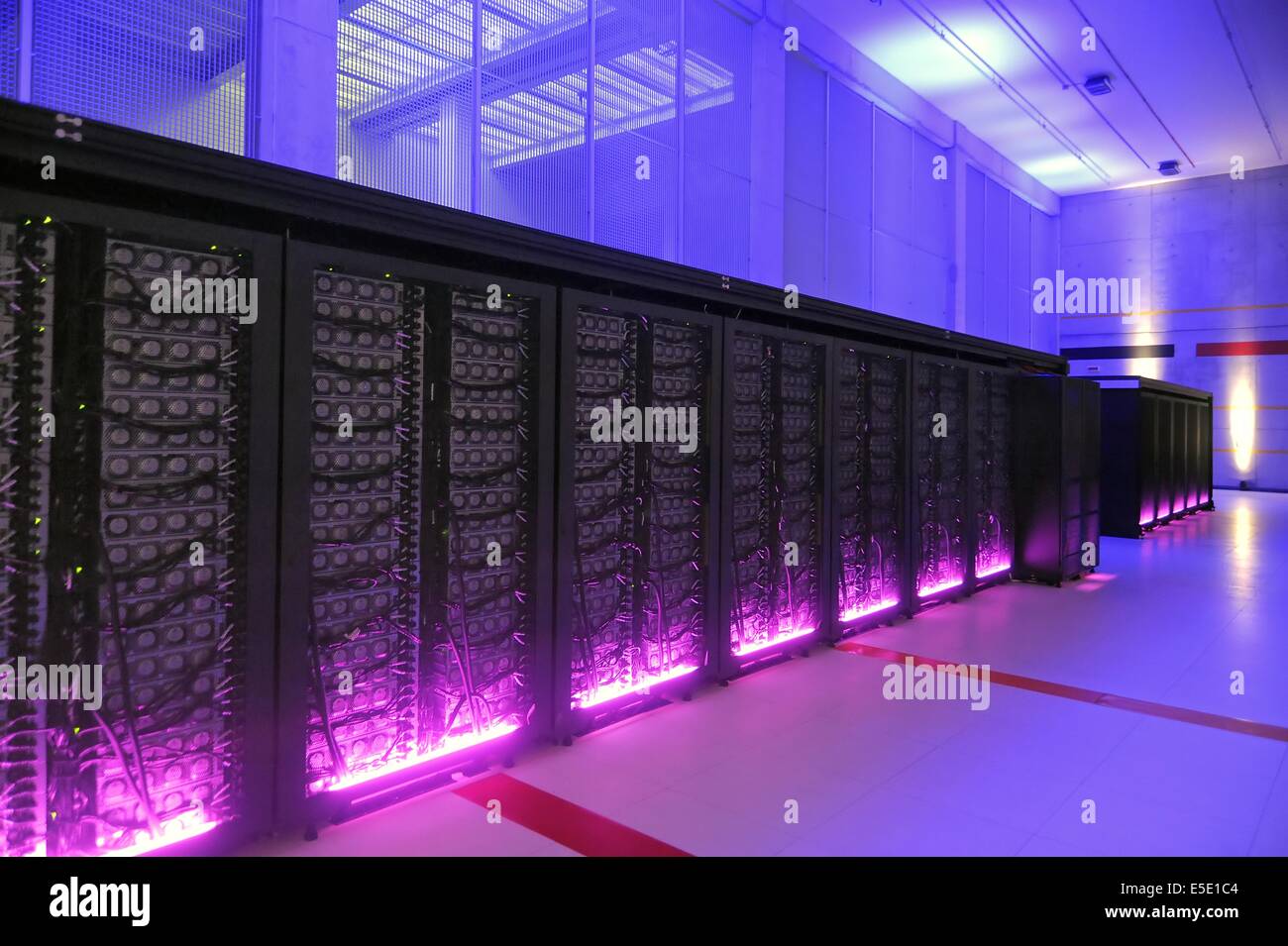 Ferrera Erbognone (Pavia, Italy), the Green Data Center, facility for the  collection and management of all ENI computer data Stock Photo - Alamy