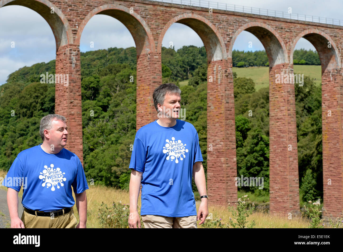 Great Tweed Trek Borders MP, Michael Moore, and Scottish Borders