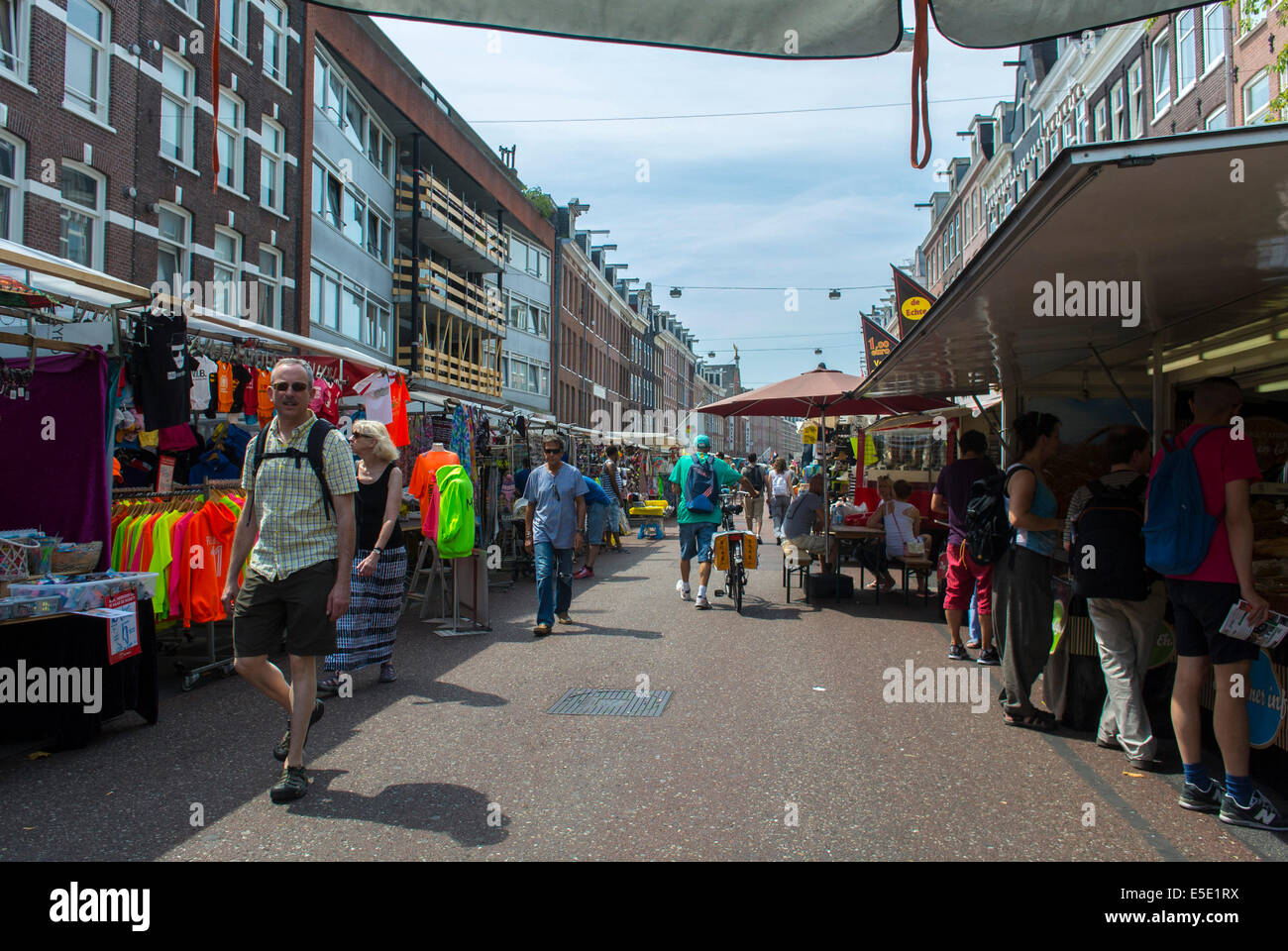 Amsterdam, Holland, The Netherlands, Tourists Shopping Clothing Shops
