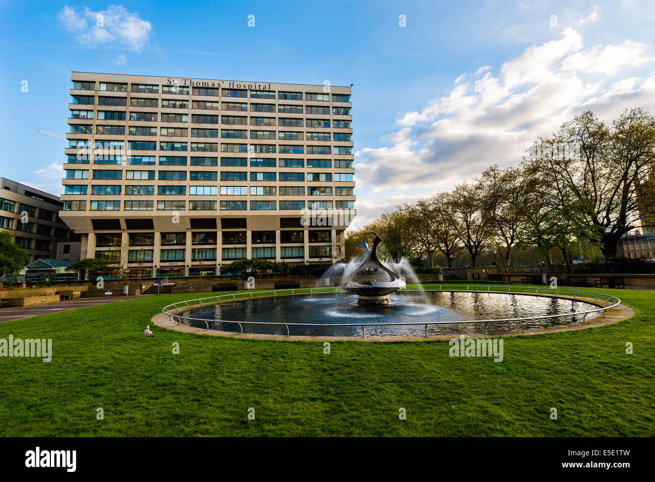 Gabo Fountain Garden at St Thomas' Hospital. St Thomas' Hospital is a