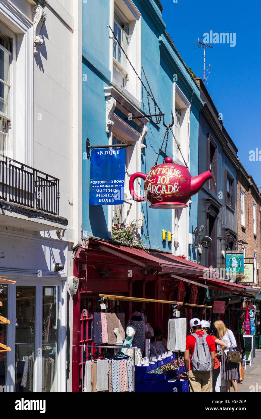 Portobello road market London Stock Photo Alamy