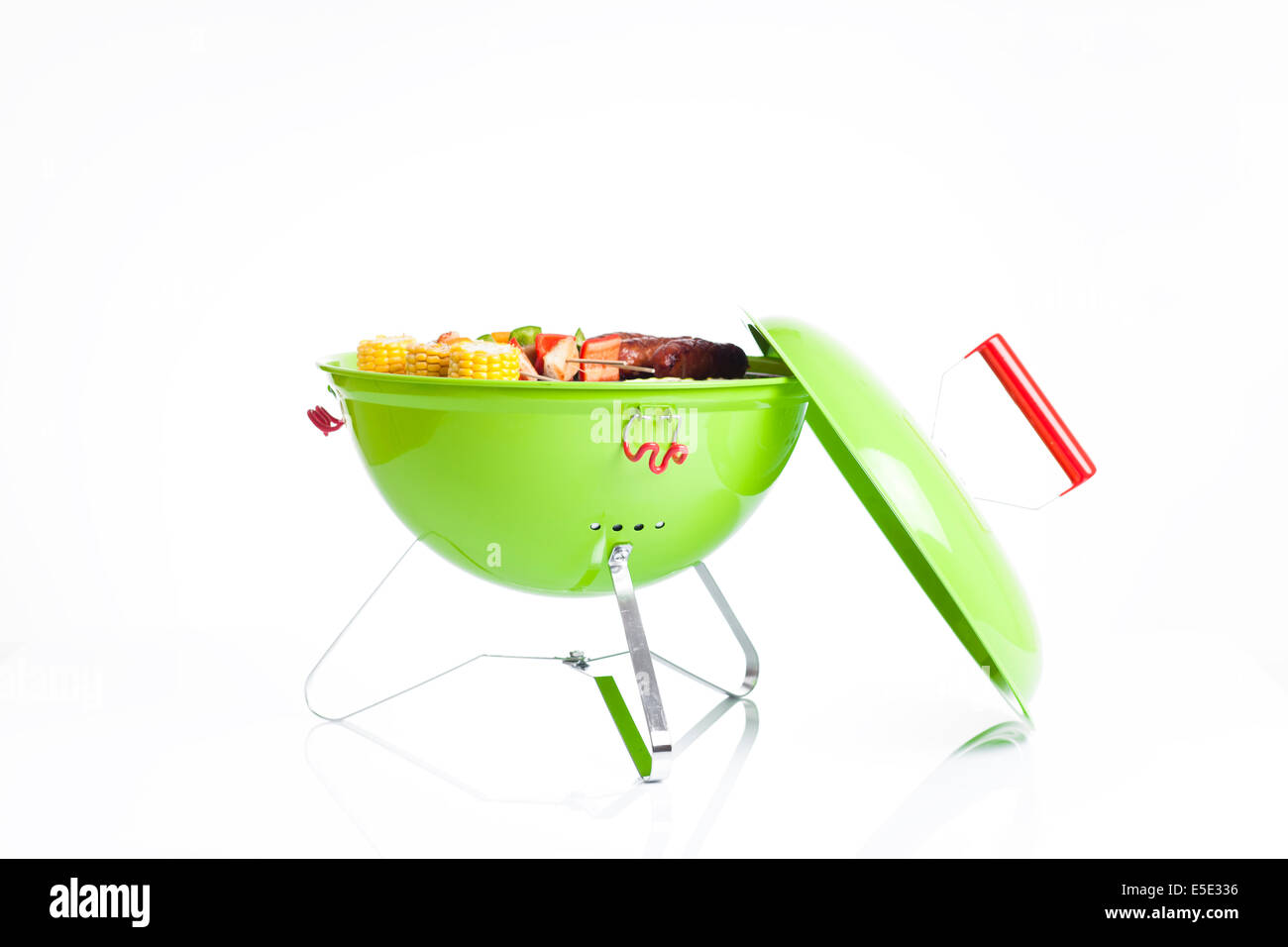 kettle barbecue grill isolated Stock Photo Alamy