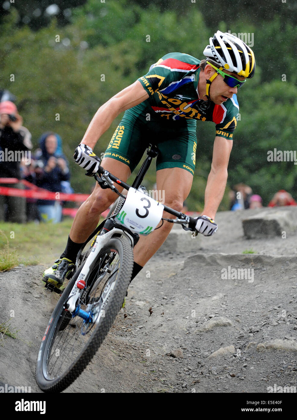 PHILIP BUYS SOUTH AFRICA CATHKIN BRAES GLASGOW SCOTLAND 29 July 2014 Stock Photo