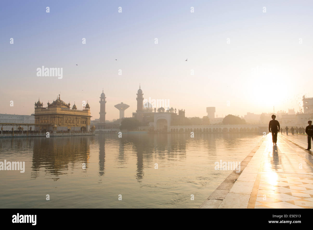 The Golden Temple in Amritsar, Punjab, India Stock Photo