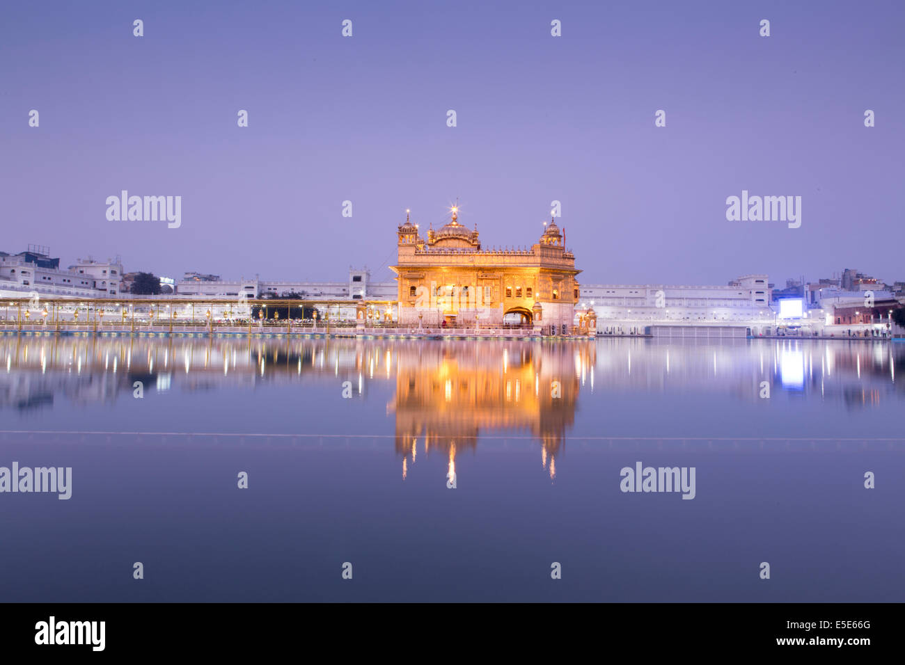 The Golden Temple in Amritsar, Punjab, India Stock Photo