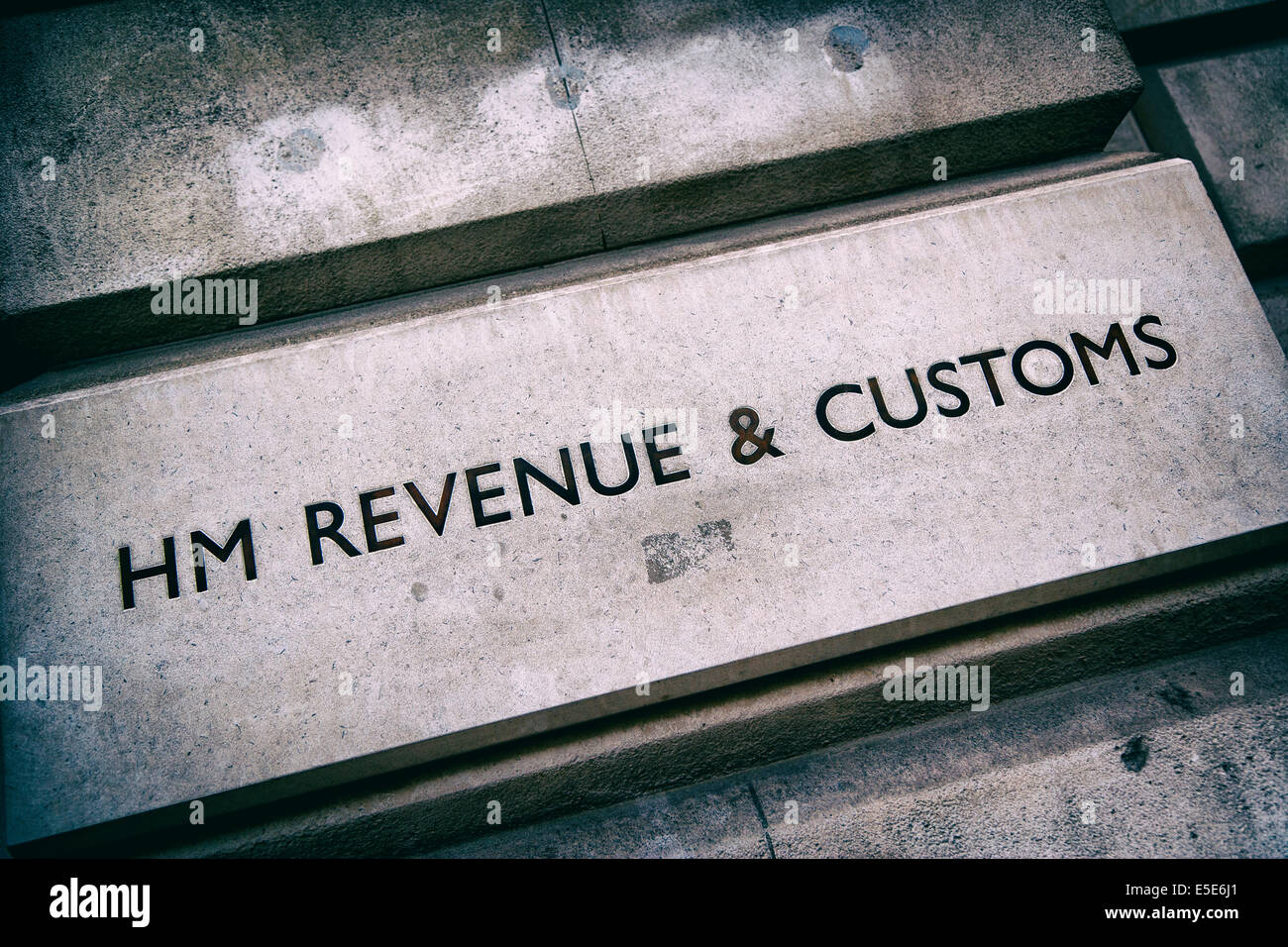 HM Revenue & Customs Building, Parliament Street, London, Britain. Stock Photo