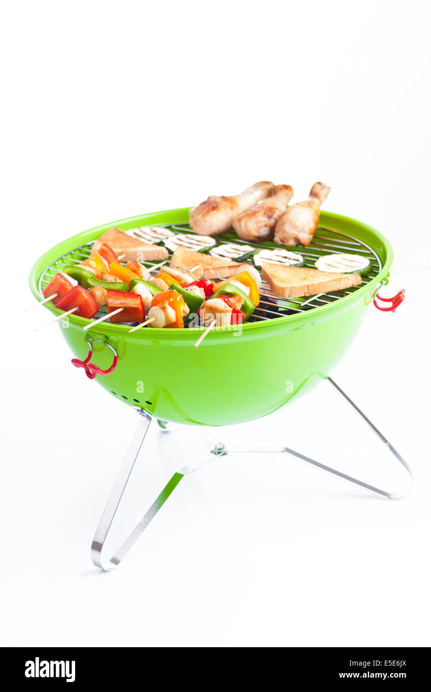 kettle barbecue grill isolated Stock Photo Alamy