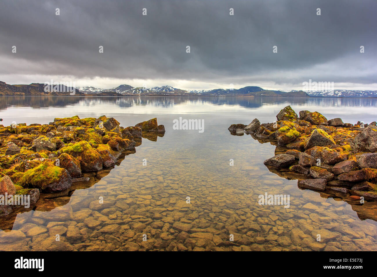 Þingvallavatn lake in Þingvellir National Park Stock Photo