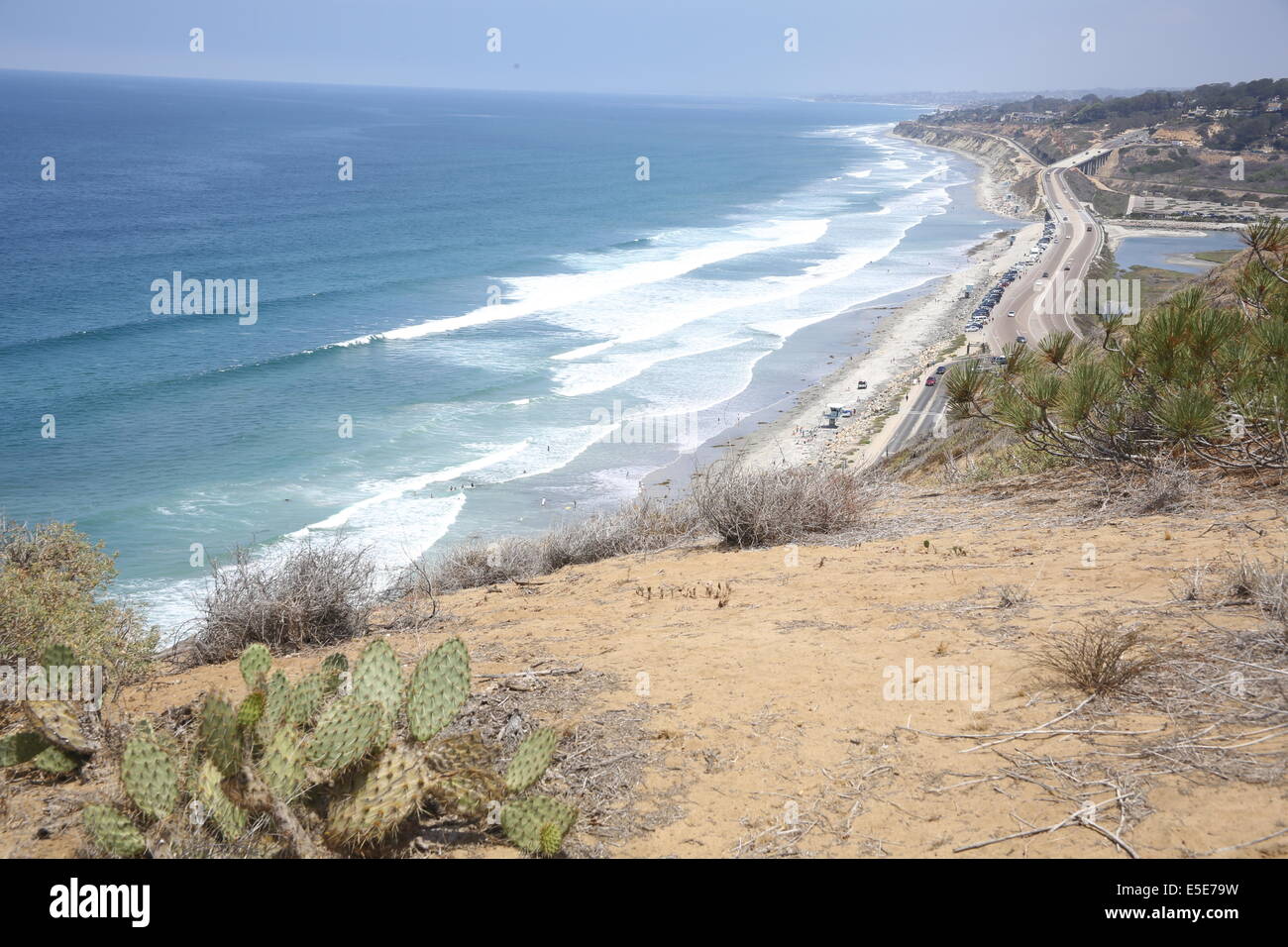 san diego, torrey pines, ocean Stock Photo Alamy