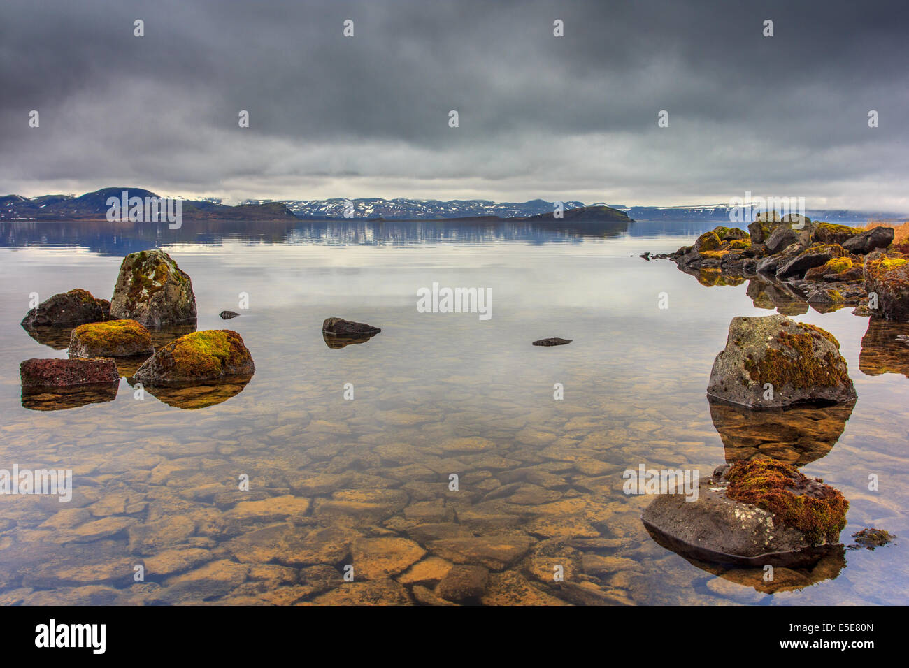 Þingvallavatn lake in Þingvellir National Park Stock Photo