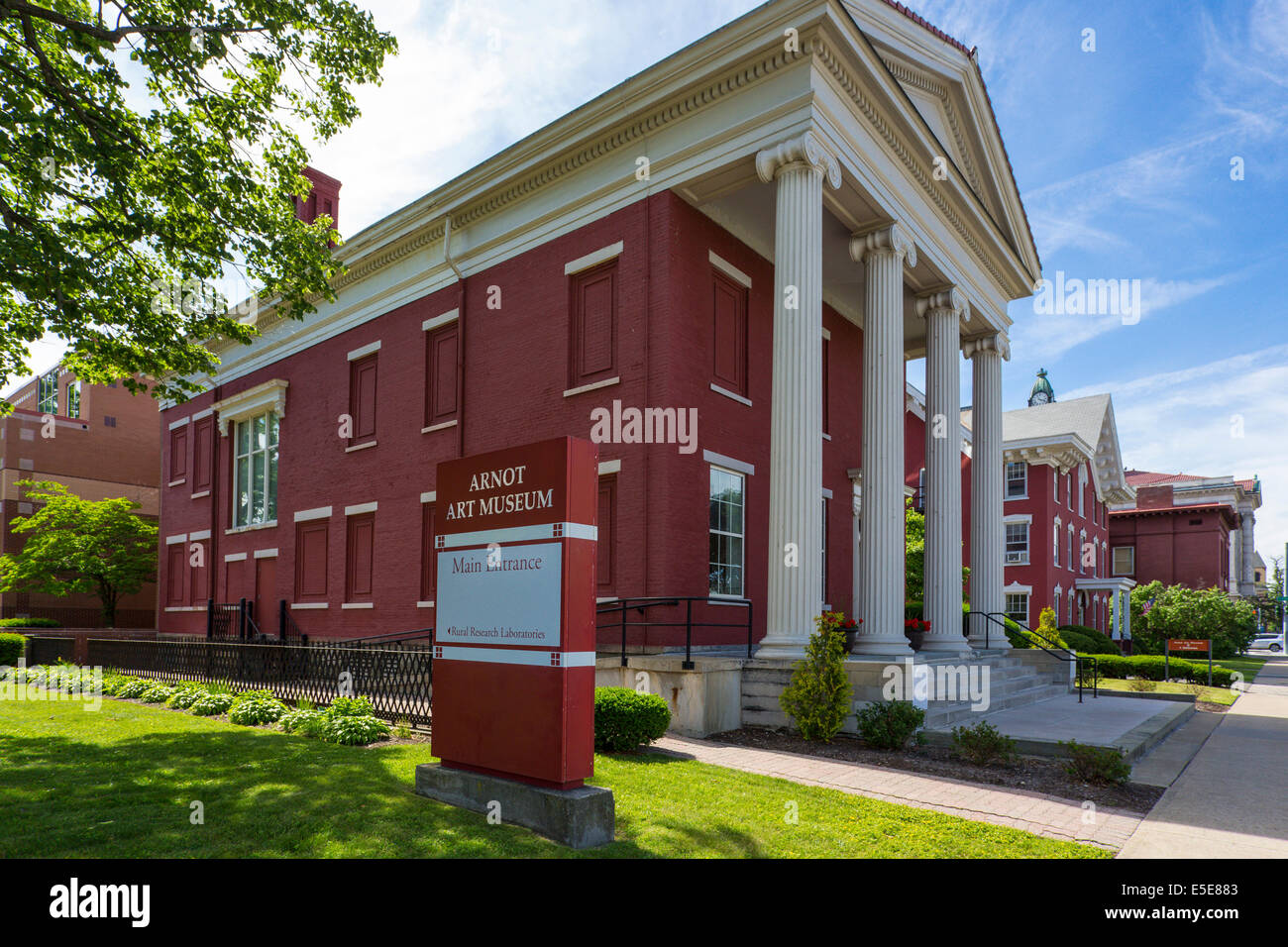 Arnot Art Museum in Elmira New York Stock Photo Alamy