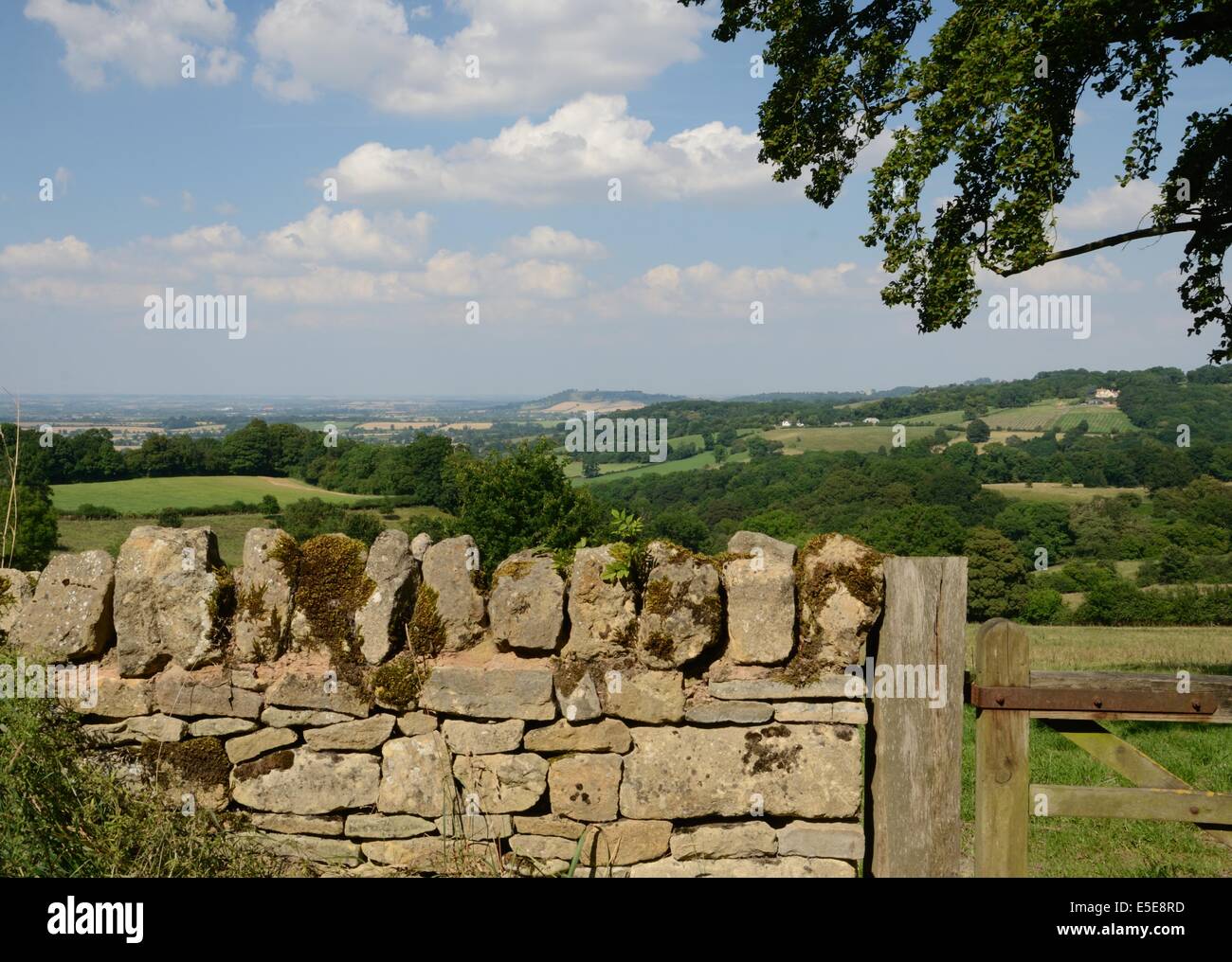 English Countryside Landscape Stock Photo