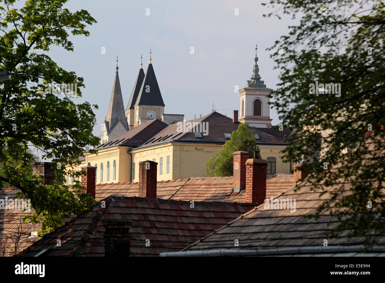 City View of the old town of Veszprem at Lake Balaton, Hungary Stock Photo