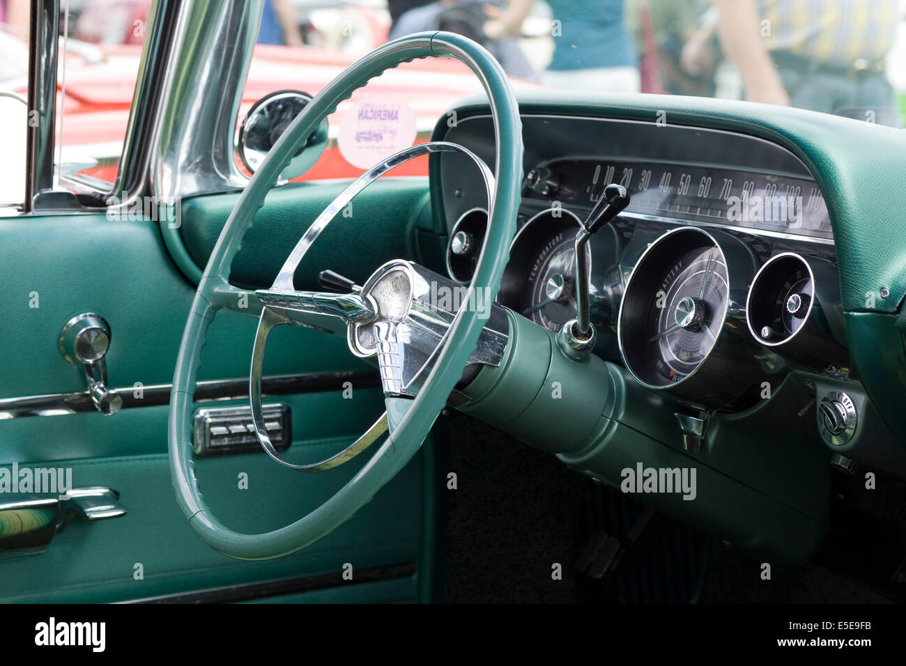 The interior in a Dodge Coronet 1959 convertible Stock Photo Alamy
