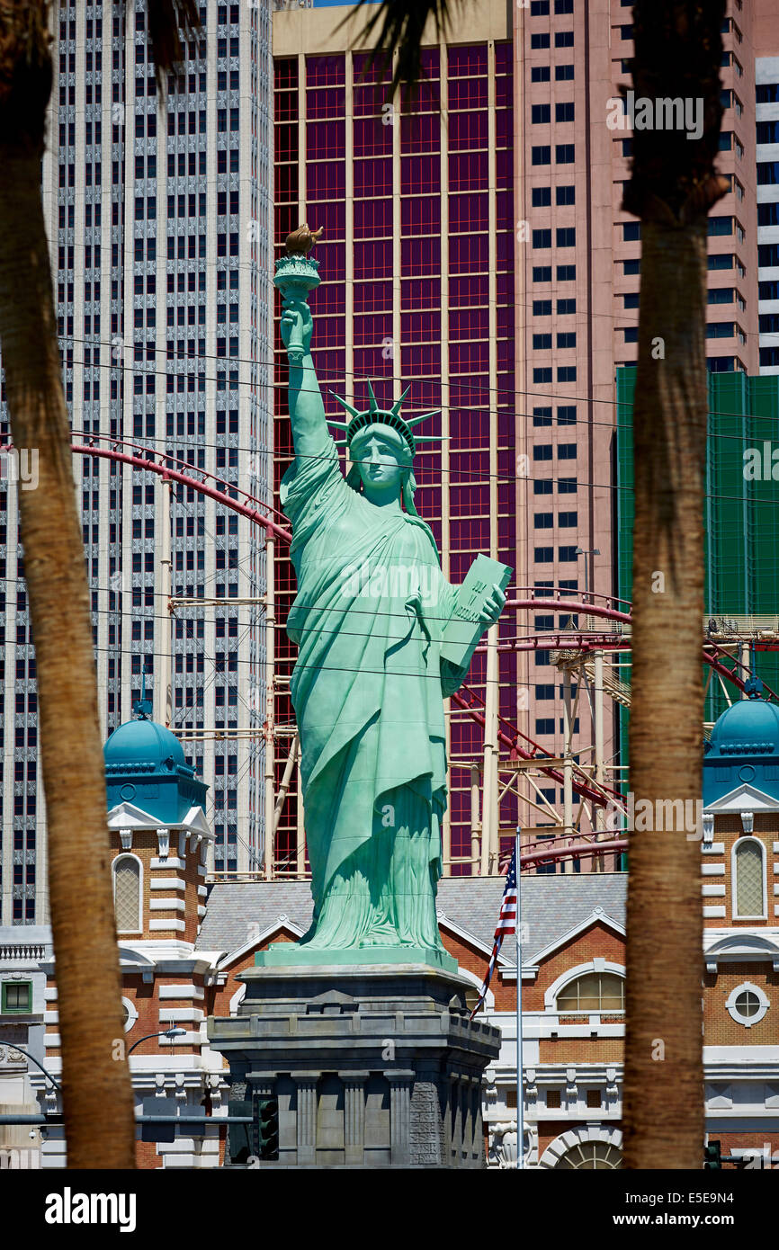 Statue of liberty style, New YorkNew York Hotel & Casino located on