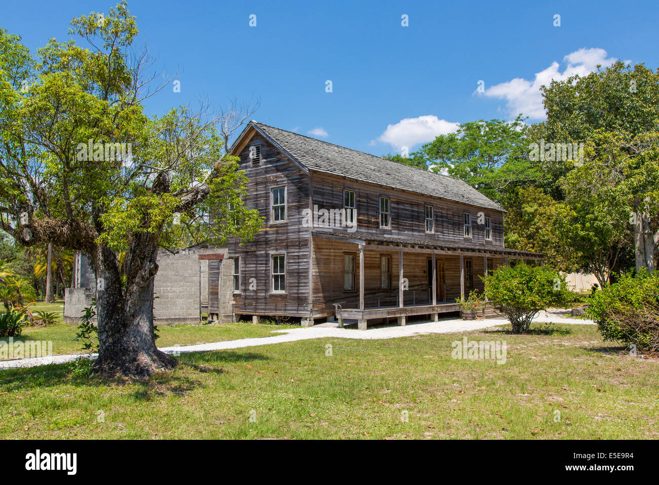 Koreshan State Historical Site in Fort Myers Florida Stock Photo