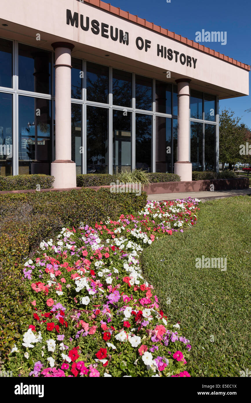 Front Entrance, Museum of History, St. Petersburg , FL, USA Stock Photo