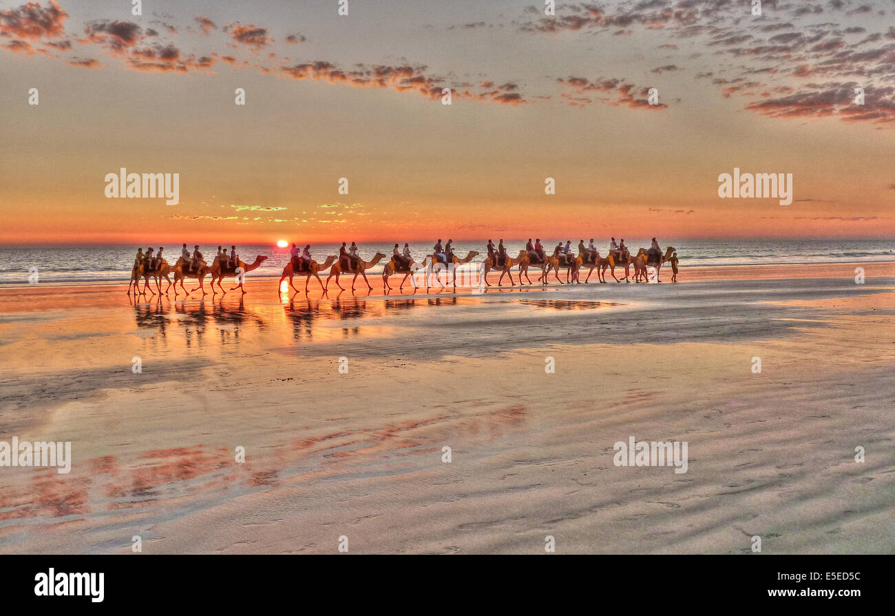 Cable Beach Broome, Western Australia Stock Photo