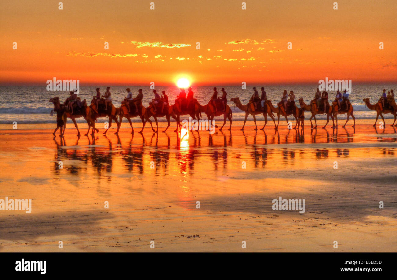 Sunset at Broome Western Australia Stock Photo