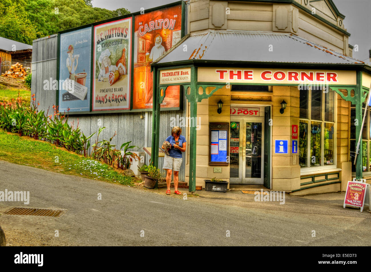 Walhalla General Store Stock Photo Alamy