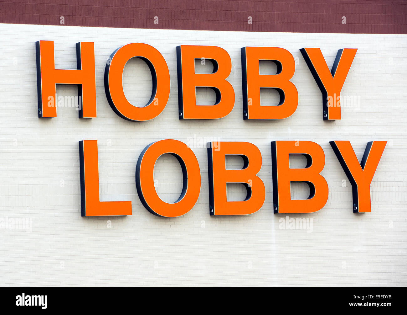 Hobby Lobby sign on retail store Stock Photo Alamy