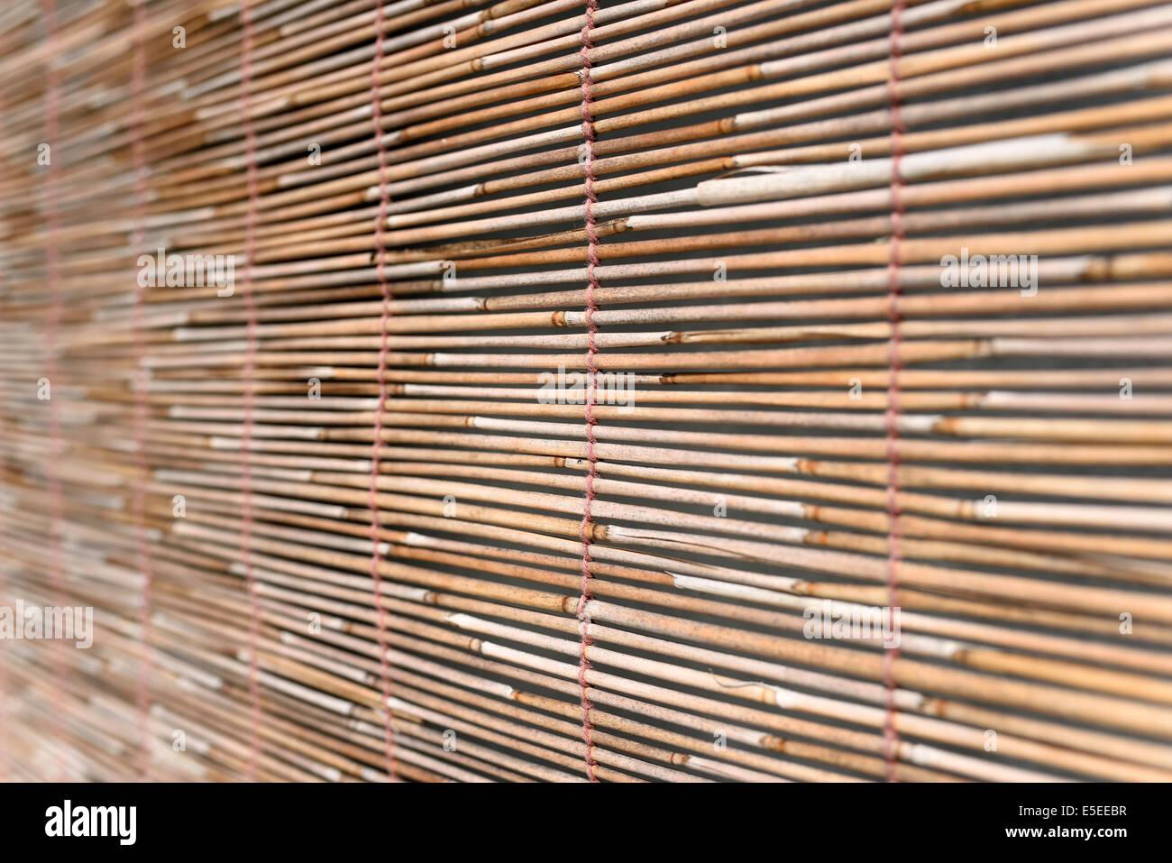 bamboo blind Stock Photo