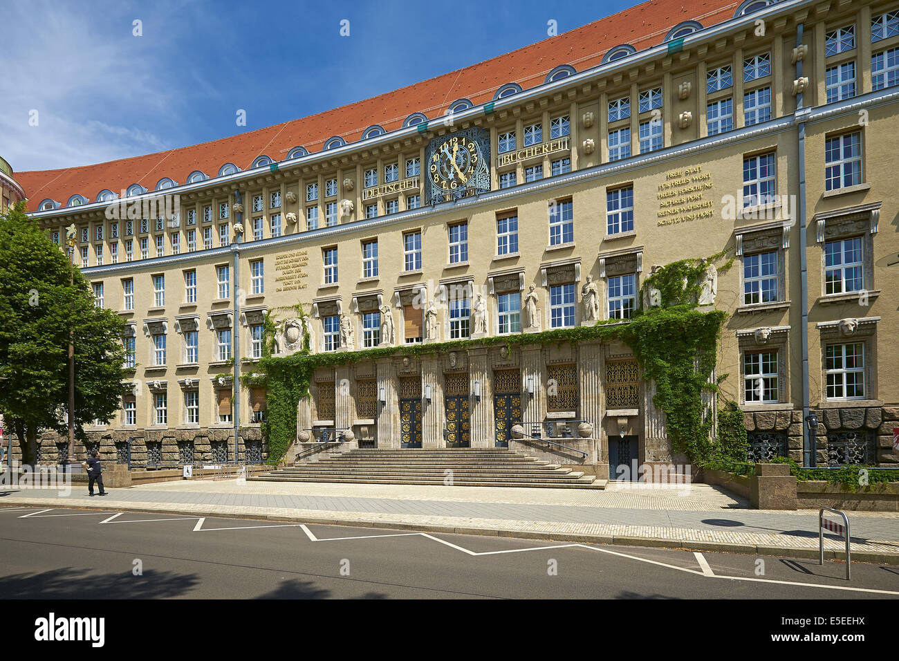 German National Library in Leipzig Stock Photo
