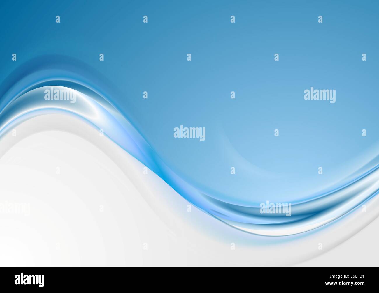 Bright blue wavy abstract vector background Stock Photo - Alamy