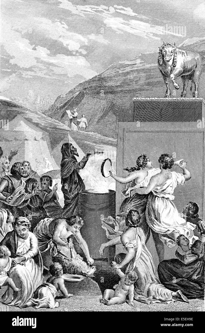 Adoration Of The Golden Calf High Resolution Stock Photography and