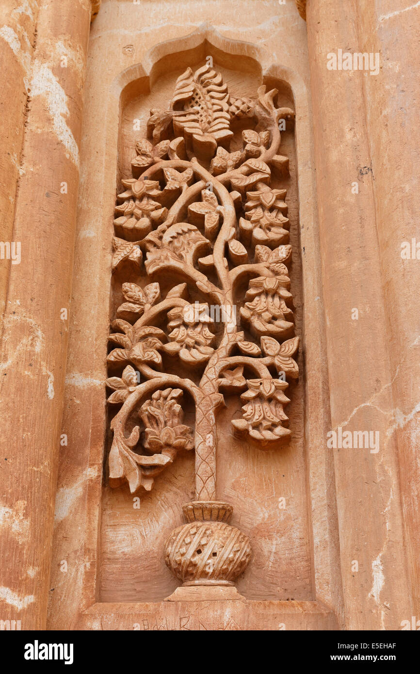 Ornate decorations on a türbe or tomb, Ishak Pasha Palace, İshak Paşa Sarayı, Dogubayazit, Doğubeyazıt, Doğubeyazıt Stock Photo