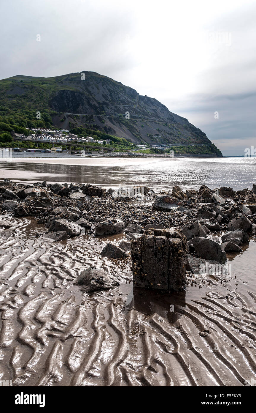 Penmaenmawr beach North Wales Stock Photo Alamy