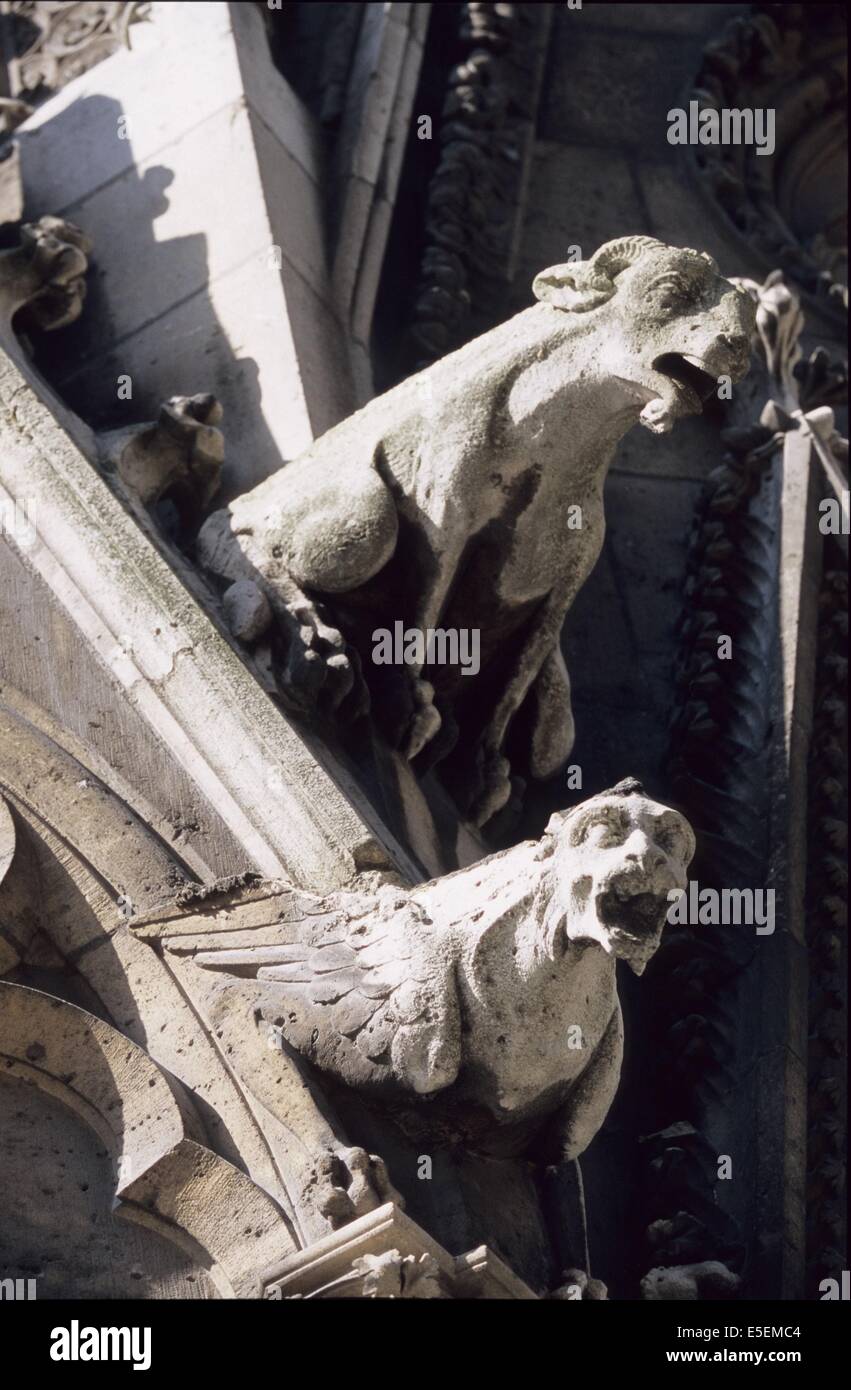 Gargouilles de NotreDame de Paris Stock Photo Alamy