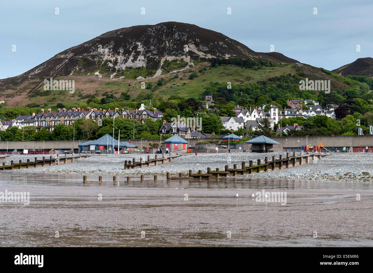 Penmaenmawr beach North Wales Stock Photo Alamy