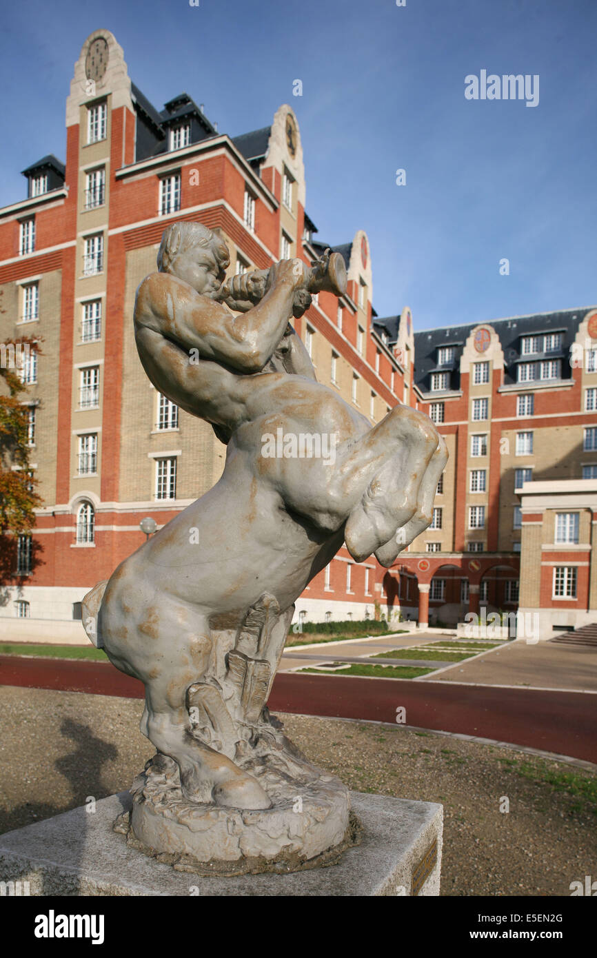 France, paris 14e, boulevard jourdan, cite