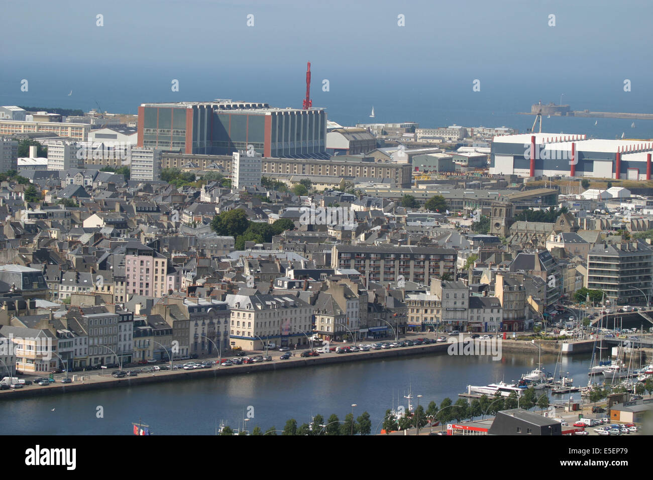 France, Basse Normandie, manche, cotentin, cherbourg, panorama sur