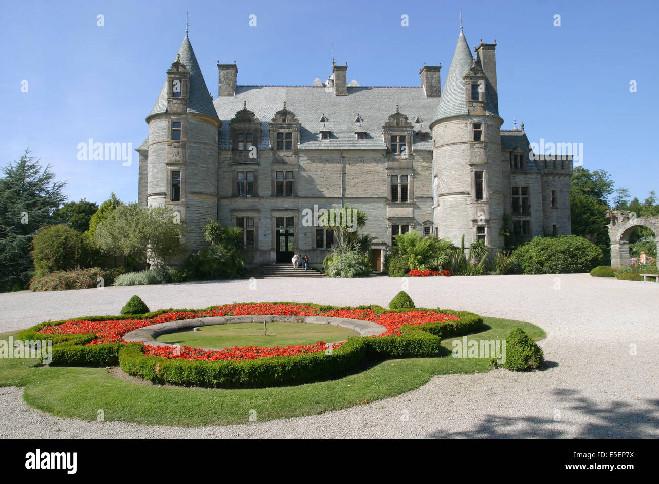 France, Basse Normandie, manche, cotentin, cherbourg, chateau des ravalet (propriete de la ville) situe a tourlaville, Stock Photo