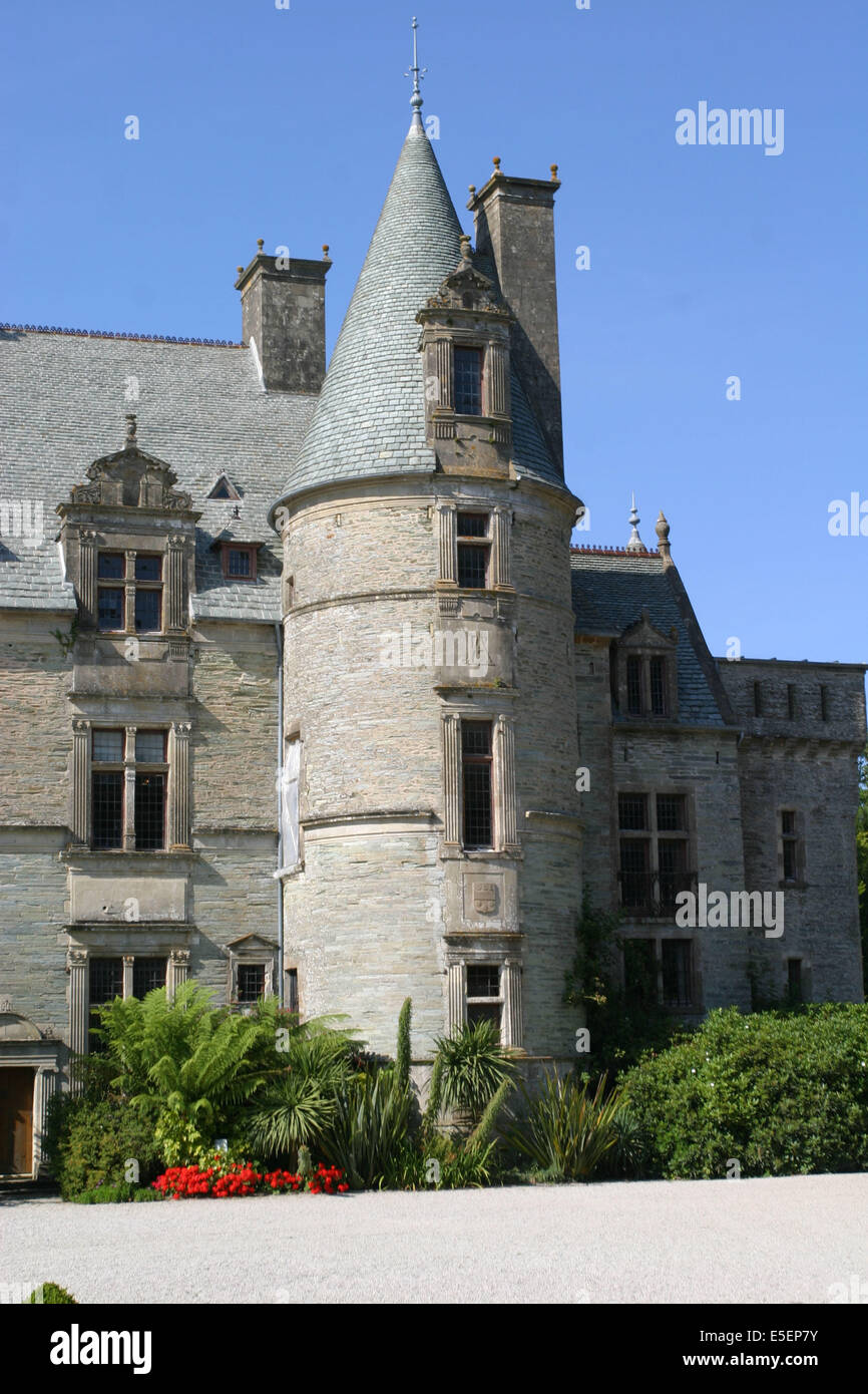 France, Basse Normandie, manche, cotentin, cherbourg, chateau des ravalet (propriete de la ville) situe a tourlaville, tour, Stock Photo