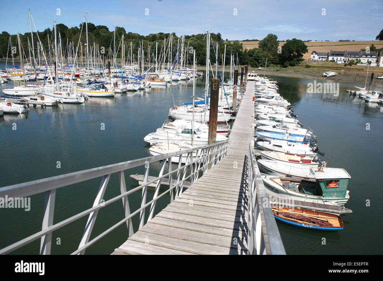 France, Bretagne, cotes d'armor, treguier, port de plaisance, port en