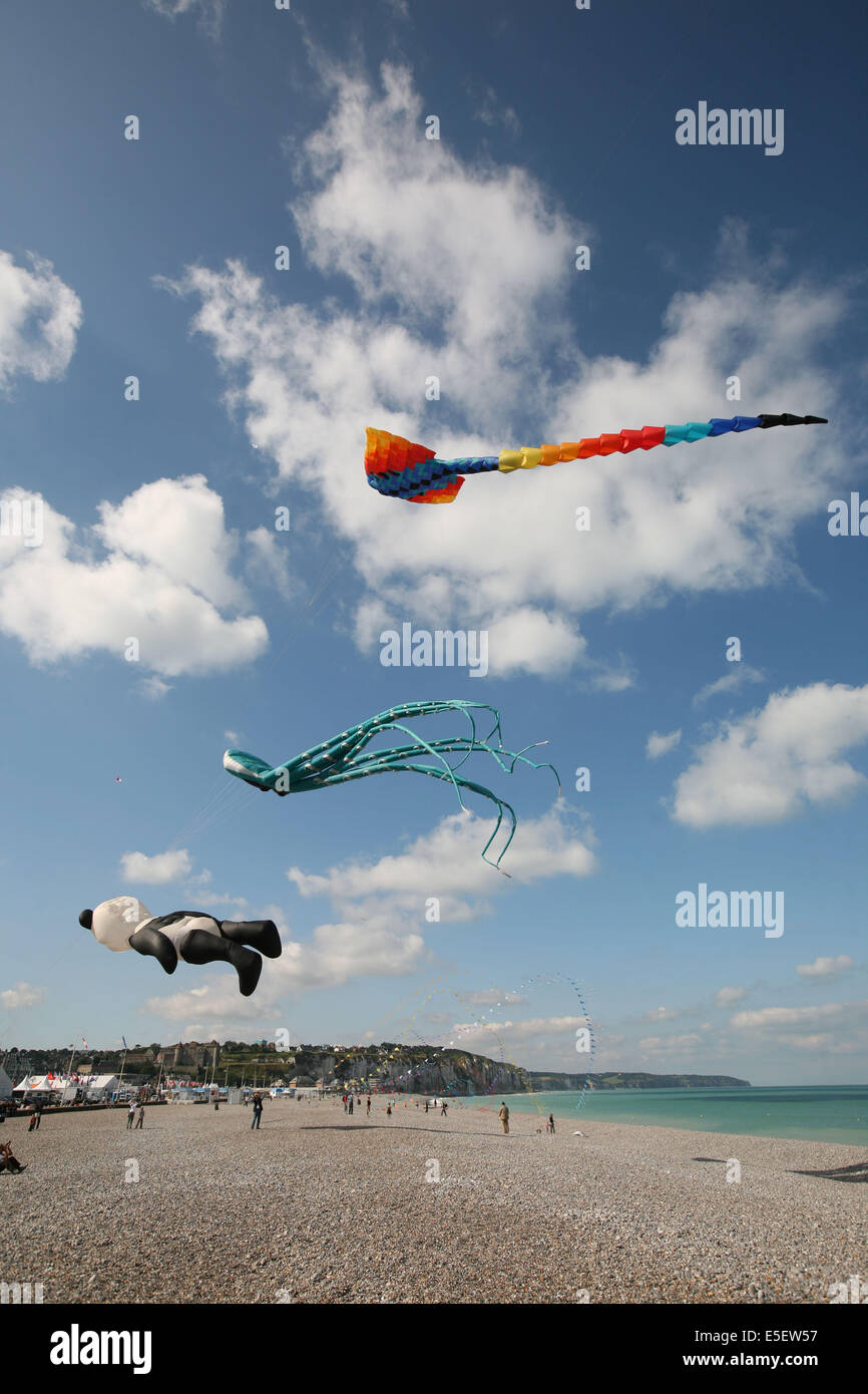 Dieppe Kite Festival Stock Photos Dieppe Kite Festival