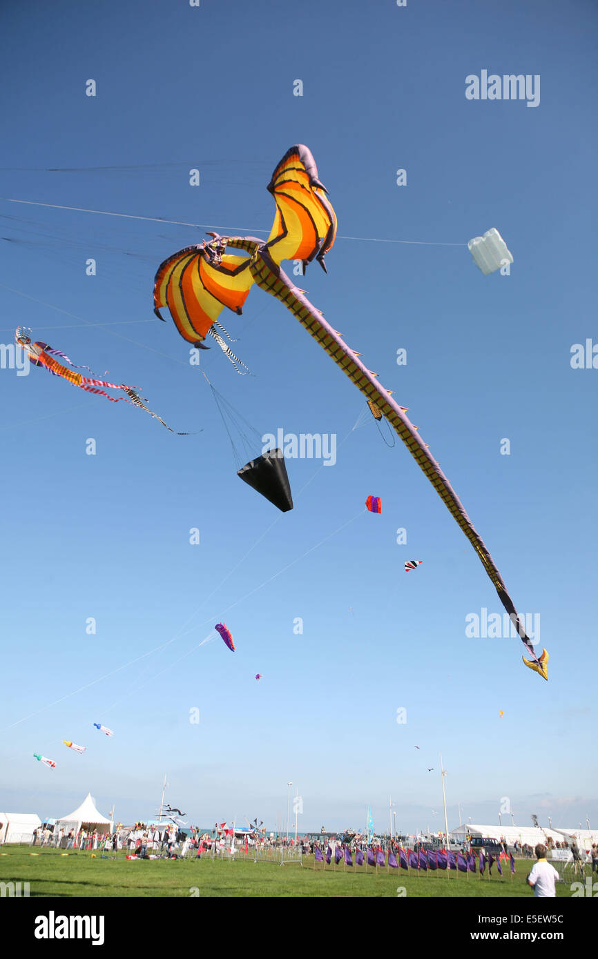 Dieppe Kite Festival Stock Photos Dieppe Kite Festival