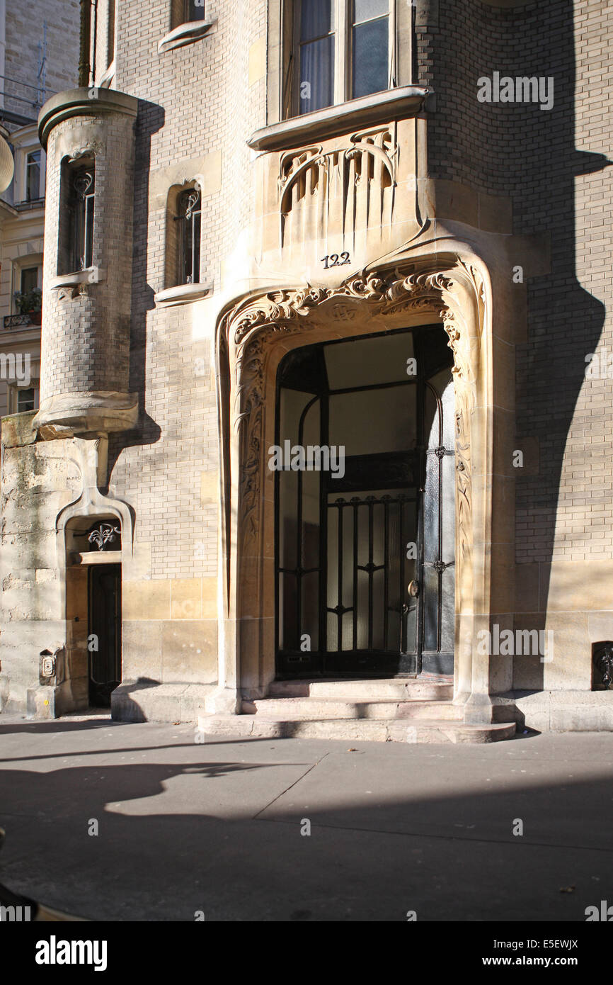 France, paris 16e, 122 avenue mozart, hotel particulier, architecte