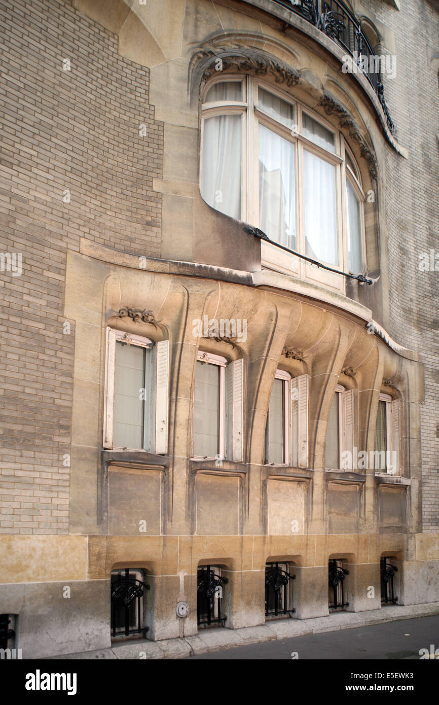 France, paris 16e, 122 avenue mozart, hotel particulier, architecte