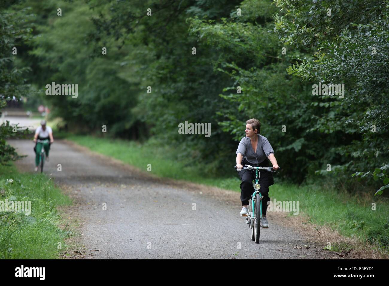 France, Basse Normandie, manche, pays de la baie, voie verte, saint