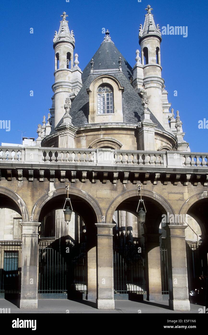 France, ile de france, paris 1er arrondissement, rue de rivoli, oratoire du louvre, religion protestante, Stock Photo