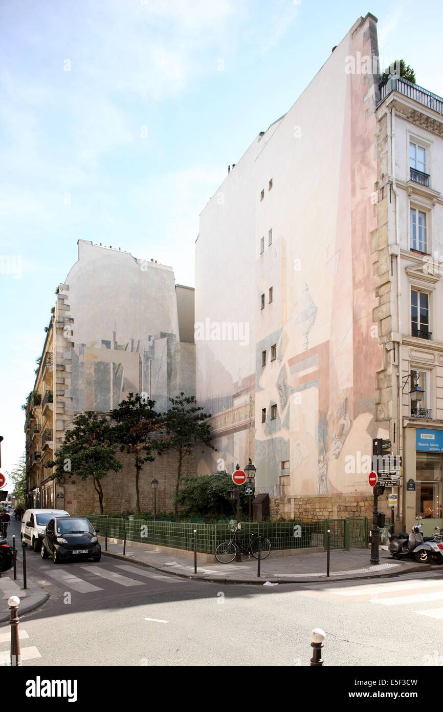 France, Ile de France, paris 3e arrondissement, rue des archives, angle