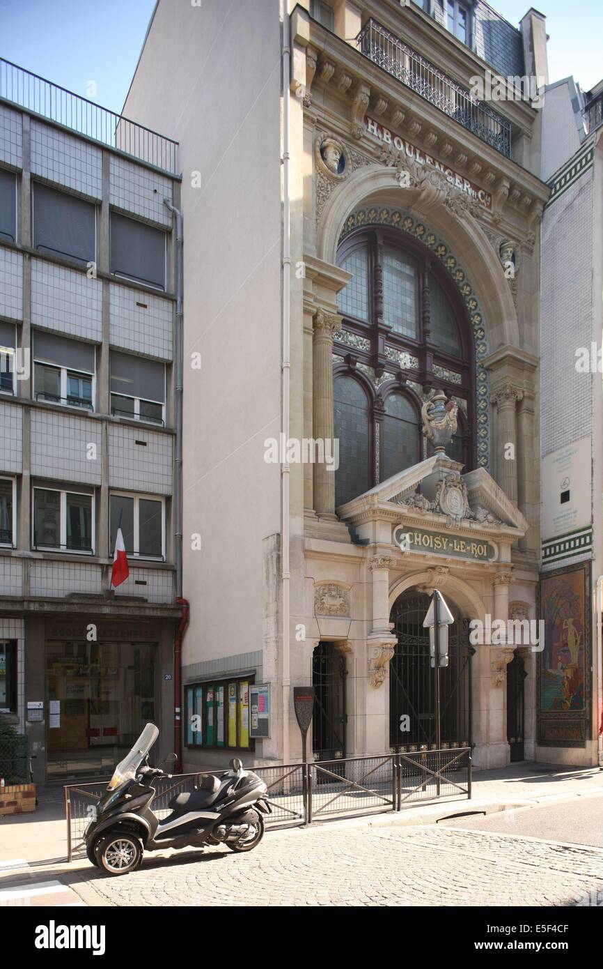 France, Ile de France, paris 10e arrondissement, 18 rue de paradis, recoin, Stock Photo